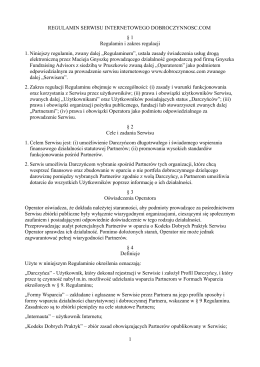 Regulamin i Polityka Prywatności (PDF)