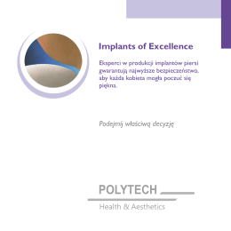 broszurze informacyjnej Implants of Excellence