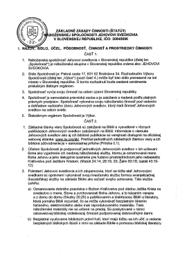 _z&Aacute;KLADNĚ z&Aacute;sADY čINNosTI (&Scaron;TAT&Uacute;T) BozENsKEJ