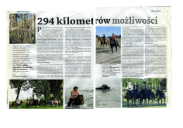 "294 kilometr&oacute;w możliwości" - "Gość Niedzielny", kwiecień 2011 r.