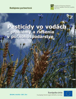 Pesticídy vo vodách - Levegő Munkacsoport
