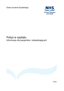 NHSGGC Inpatient Booklet 21 10 10_PL_final