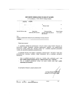 OBVODN&Eacute; ODDELENIE PZ DOLN&Yacute; KUB&Iacute;N