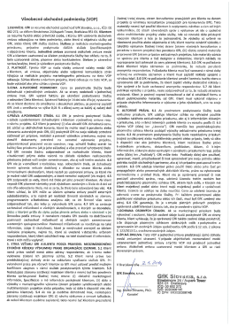 V&scaron;eobecn&eacute; obchodn&eacute; podmienky (VOP)