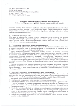 doc. RNDr. Jarmila M&uuml;llerov&aacute;, PhD. In&scaron;tit&uacute;t Aurela Stodolu