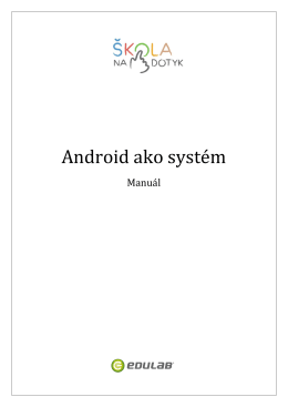 Android ako systém