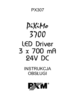 PX307 instrukcja obsługi, wersja