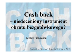 Cash back - Polskie Karty i Systemy