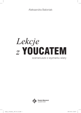 Lekcje z Youcatem.pdf - Wydawnictwo Święty Wojciech