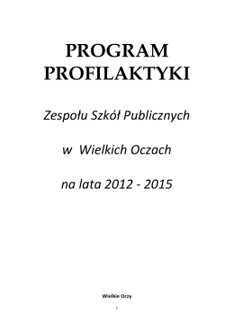 Program Profilaktyki 2012