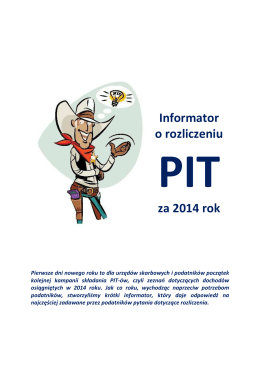 Informator PIT 2014