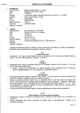 zMLUVA o N&Aacute;JME V