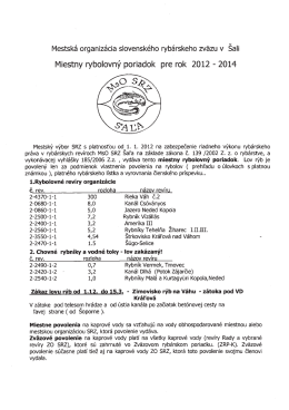 Mestská Organizácia slovenského rybárskeho zväzu