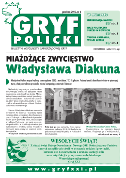 Władysława Diakuna - Wspólnota Samorządowa GRYF XXI