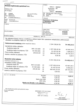 Mestská teplárenská spoločnosť, a.s. (04.04.2011)