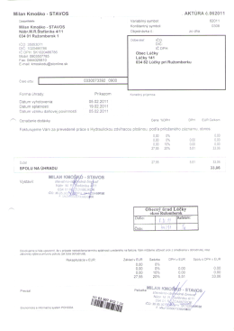 Milan Kmoška - sTAvos I . AKTÚRA č.062011