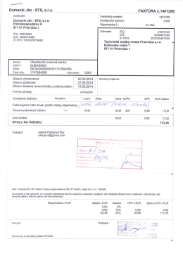 DF1420073 - Technické služby mesta Prievidza