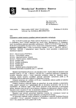 prístavba k budove s.č. 1174