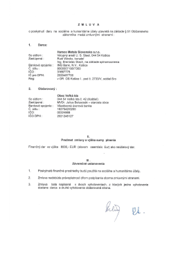 Harsco Metals Slovensko, s.r.o. 05.04.2013