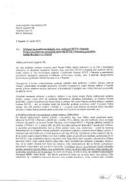 Hromadná sťažnosť na nečinnosť RÚVZ v Poprade