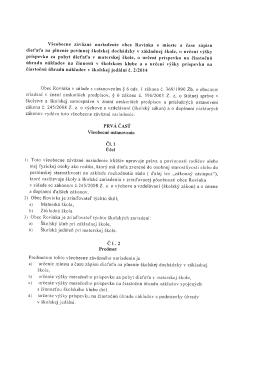 V&scaron;eobecne z&aacute;v&auml;zn&eacute; nariadenie Obce Rovinka o