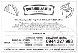 Quesadilla And Wok A5 Letak-11-2013