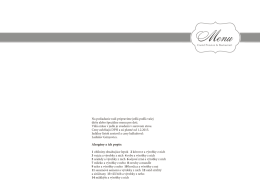 Menu - Castel Pension & Restaurant