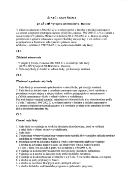 &Scaron;TAT&Uacute;T RADY &Scaron;KOLY