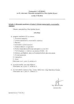 Uznesenie z 27.06.2014