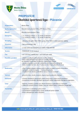 propozicie_SSL-2014-2015 - Mesto Žilina
