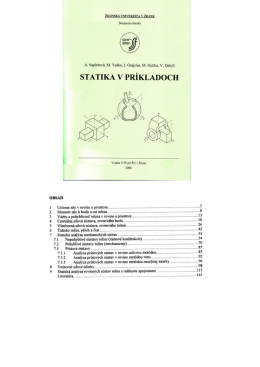 sTATIKA v PR&Iacute;KLADOCH