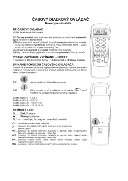 Manuál k produktu vo formáte PDF