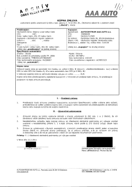 K&uacute;pna zmluva AAA Auto (pdf)