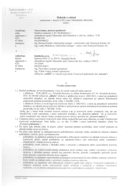 Dohoda o ručen&iacute;