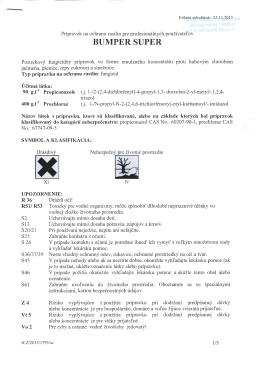 Etiketa Bumper Super