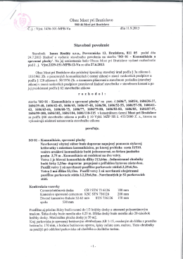 stavebn&eacute; povolenie 1436 - Rodinn&eacute; domy - RUBIKUM