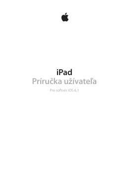 iPad Príručka užívateľa