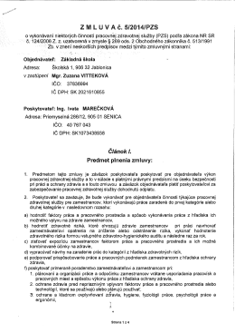 Z ML U V č. 51291IPZ - Základná škola Jablonica