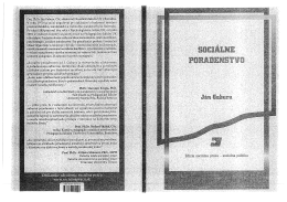 Socialne poradenstvo - Gabura (scan knihy)