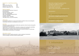 1. informácia - Slovenská urologická spoločnosť