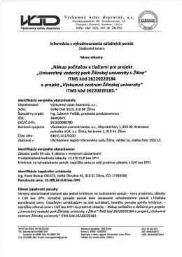 Nákup počítačov a tlačiarní 7/2014