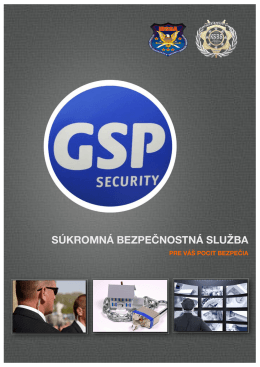 pozrieť - GSP SECURITY,sro