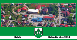 Kalendára obce Rabča 2014