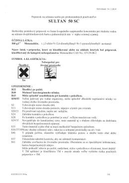 Etiketa Sultan 50 SC