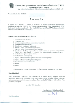 Pozvánka - 16. 02. 2014 - Reštaurácia MILKA