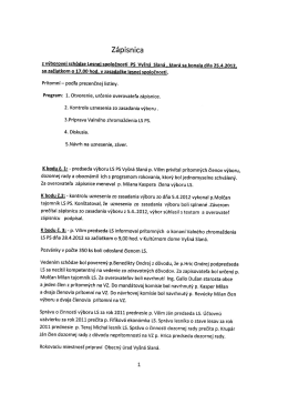 Zápisnica - urbarvysnaslana.sk