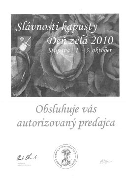 Ako sa vyberaj&uacute; rezervačn&eacute; poplatky za Dni Zel&aacute; 2011