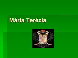 Mária Terézia a jej reformy