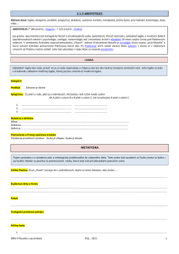 2.1.3 ARISTOTELES METAFYZIKA