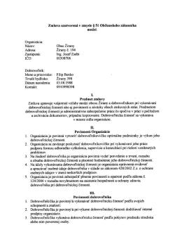 Zmluva uzatvorená v zmysle § 51 Občianskeho zákonníka medzi: